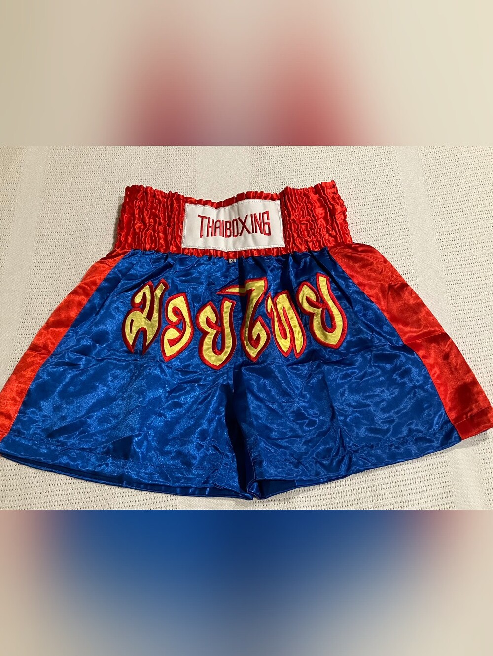 Thai Boxing Muay Thai Shorts - Blue & Red